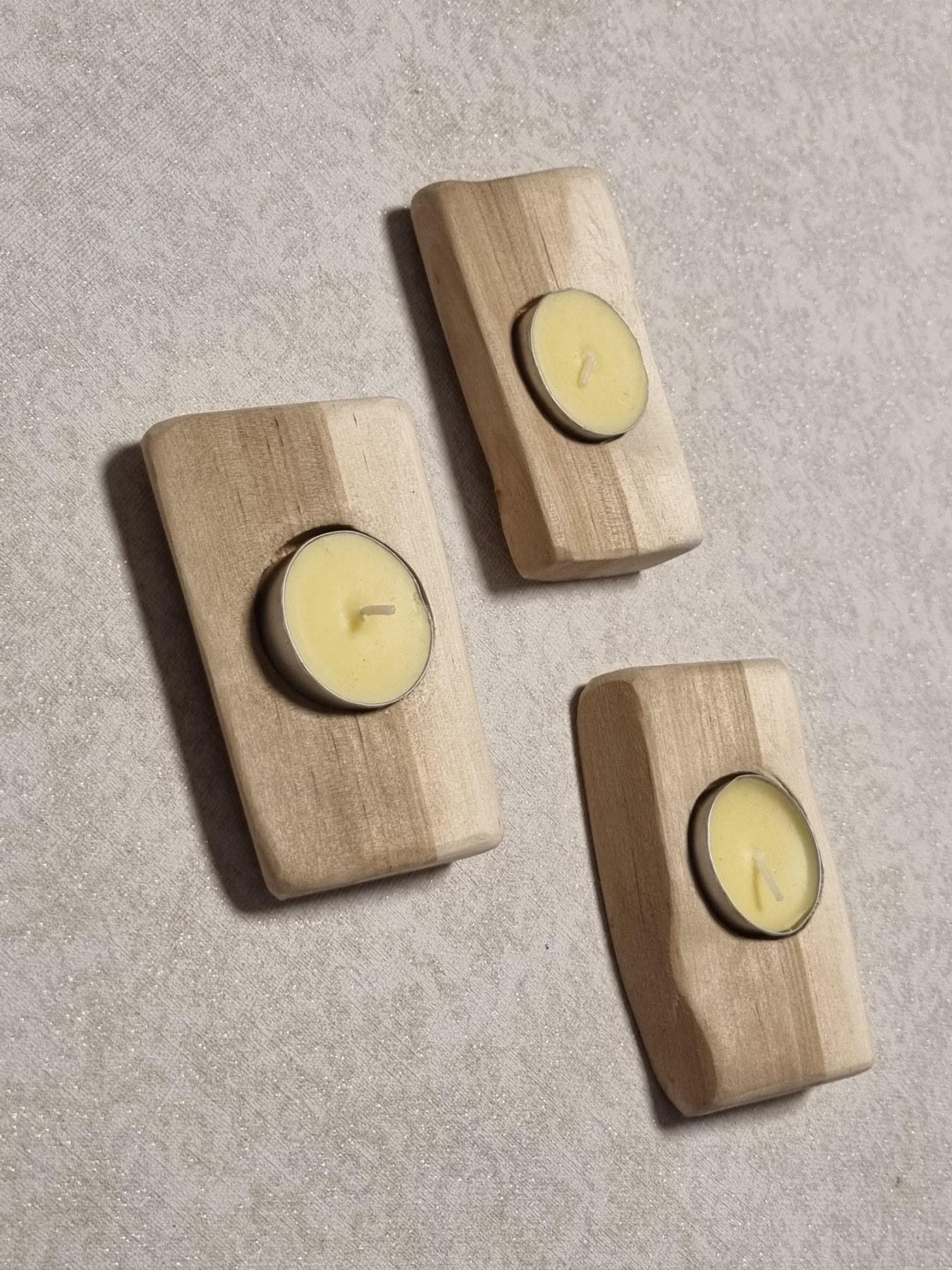 Tealight Holders | Handmade Scandinavian Style Candle Holders | Minimalist Rustic Home Decor