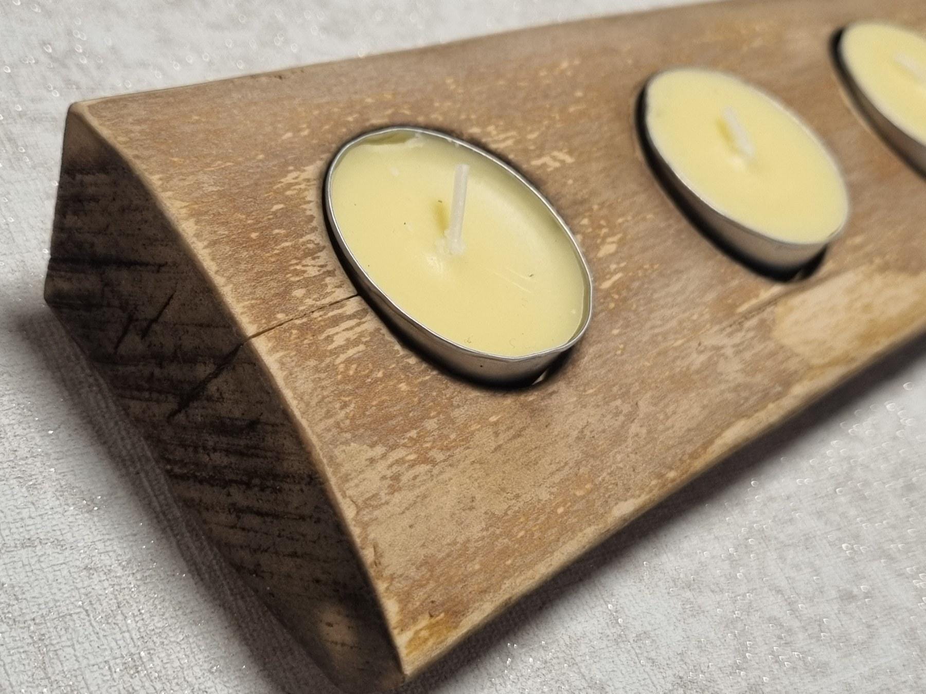 Candle Holder - Handmade Natural - Minimalist Lithuanian Home Decor