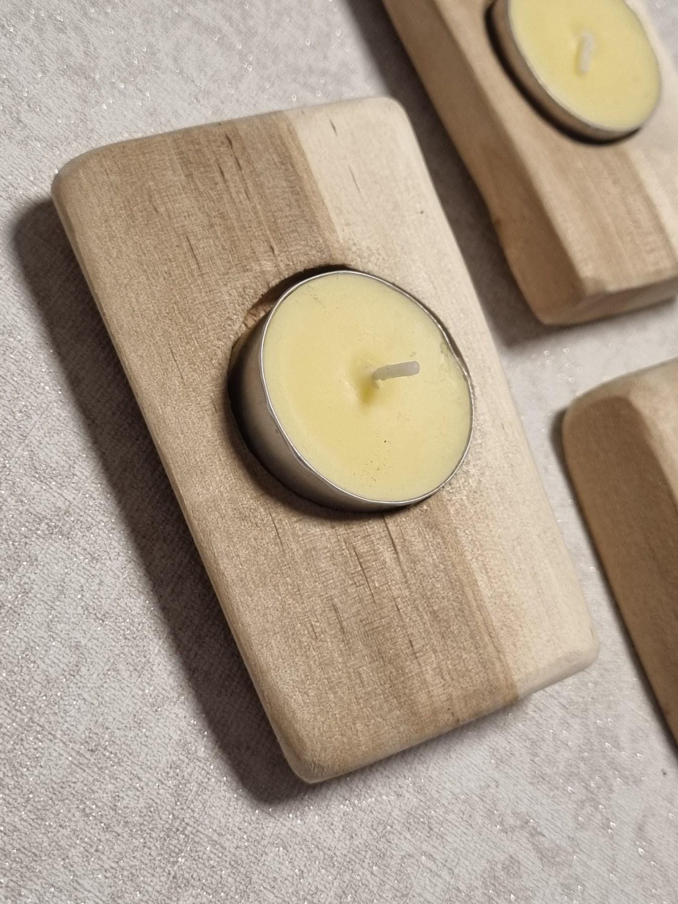 Tealight Holders | Handmade Scandinavian Style Candle Holders | Minimalist Rustic Home Decor