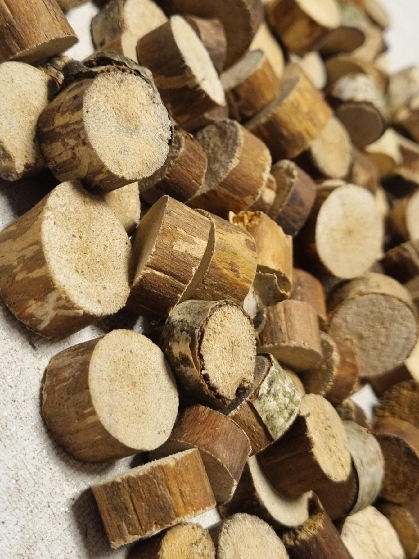 130 Small Birch Wood Slices – Barkless Craft Rounds