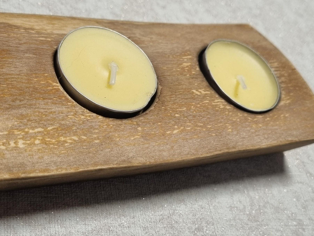 Candle Holder - Handmade Natural - Minimalist Lithuanian Home Decor