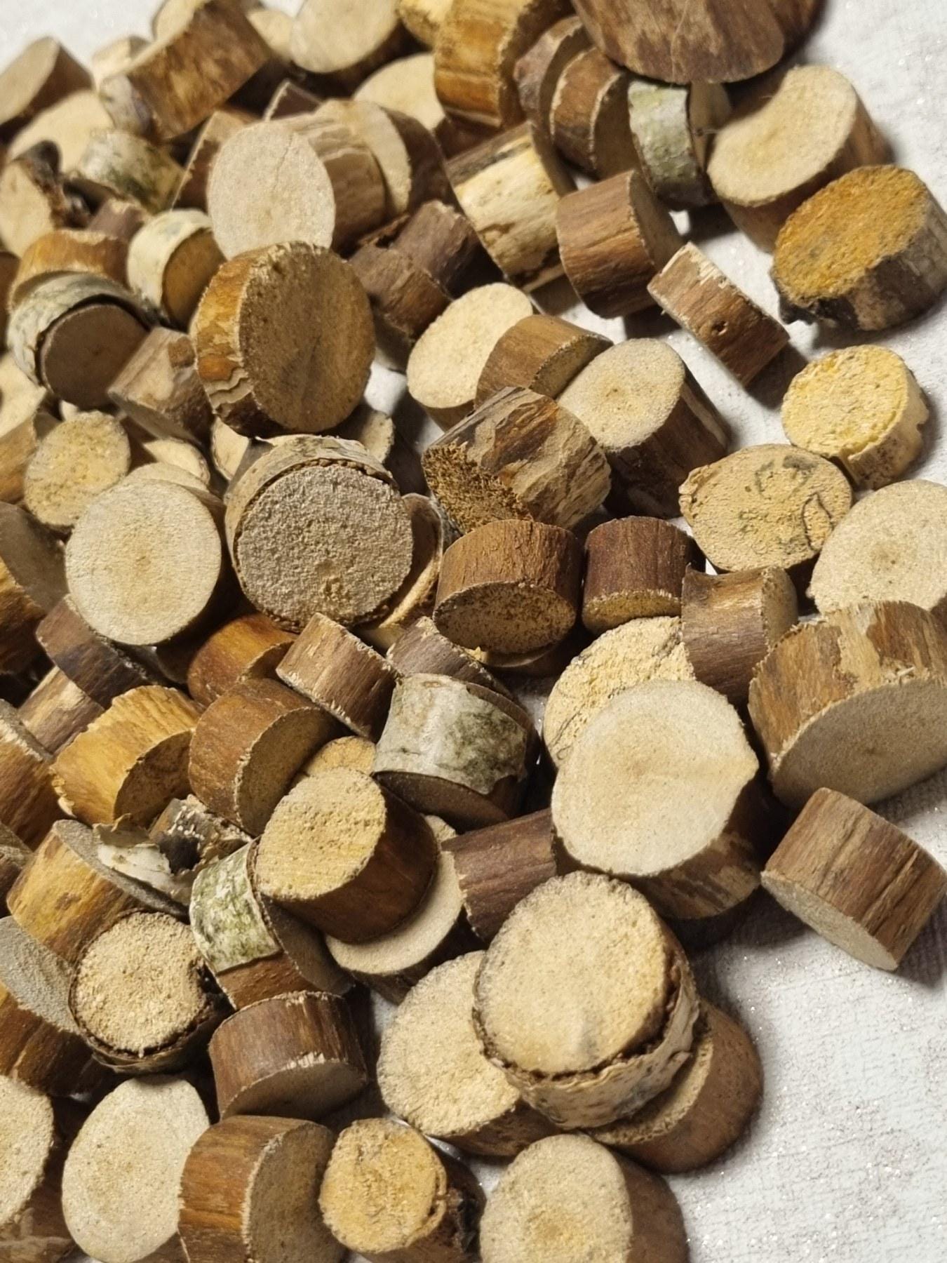 130 Small Birch Wood Slices – Barkless Craft Rounds