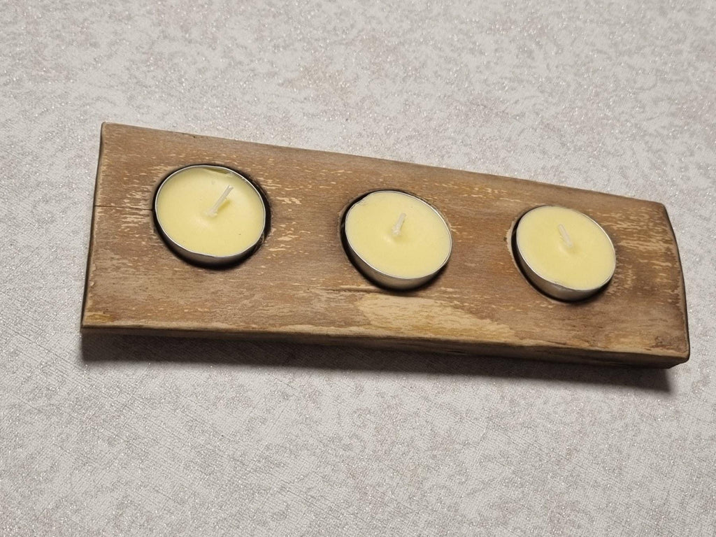 Candle Holder - Handmade Natural - Minimalist Lithuanian Home Decor